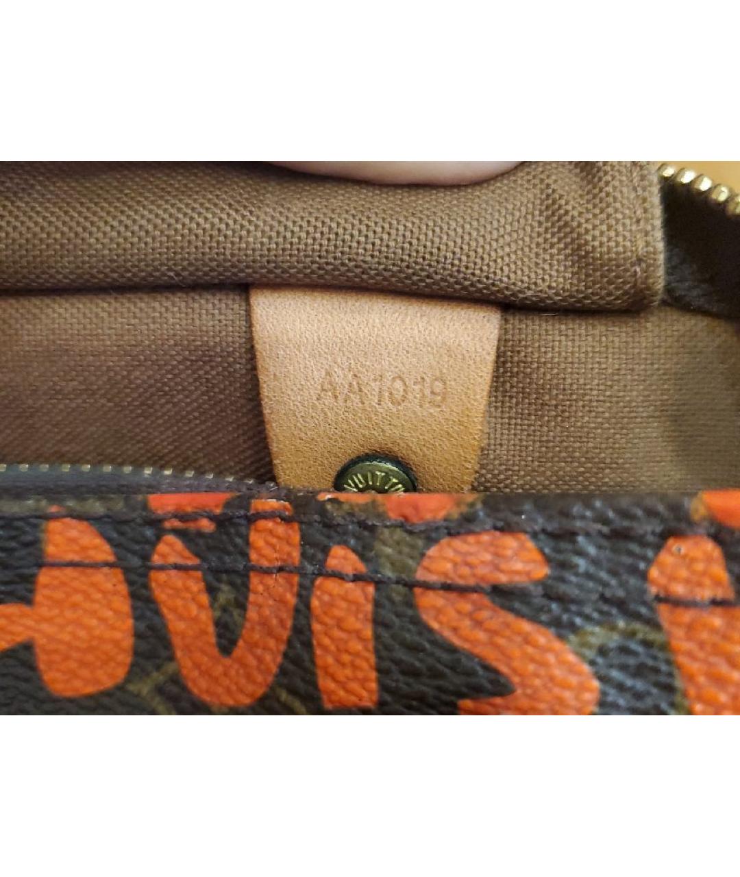 LOUIS VUITTON Оранжевая сумка с короткими ручками, фото 4