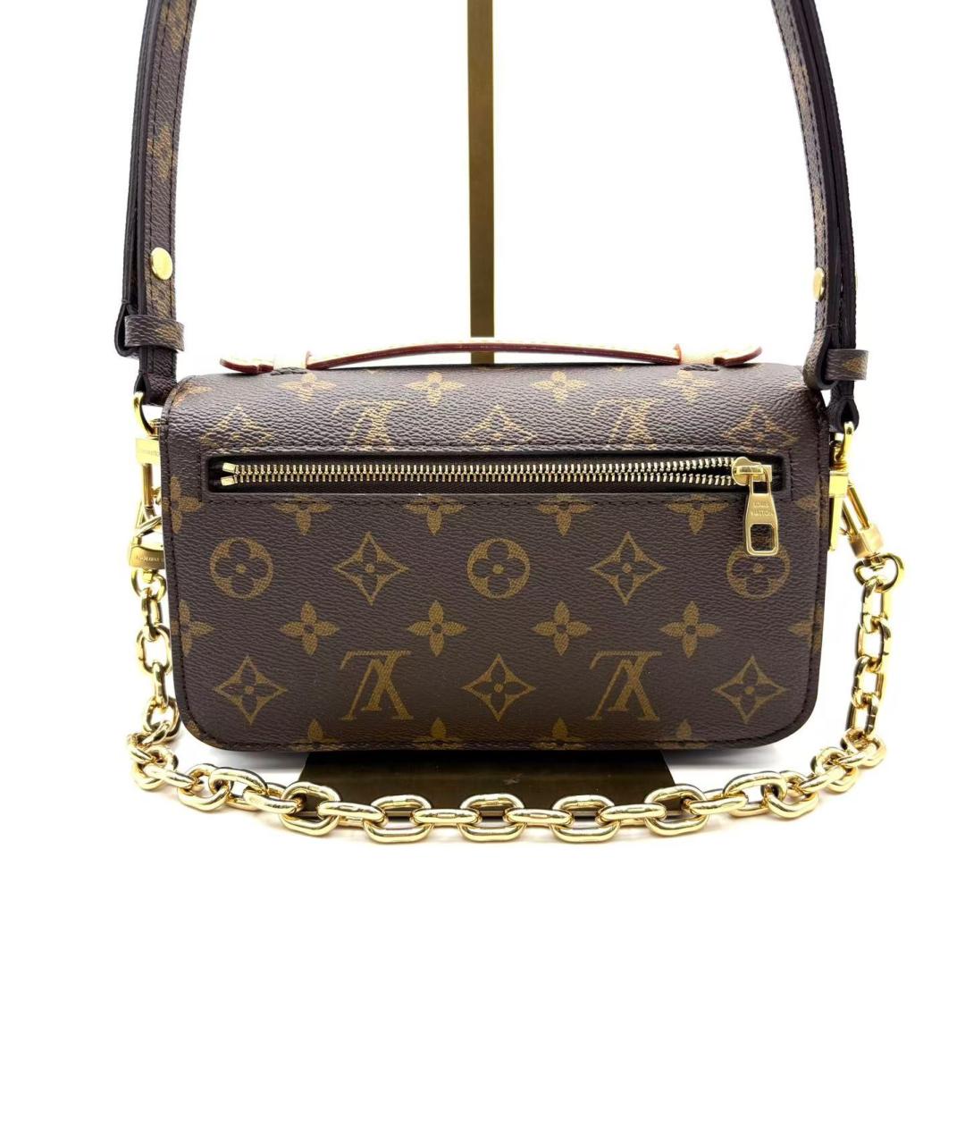 LOUIS VUITTON Коричневая сумка через плечо, фото 3