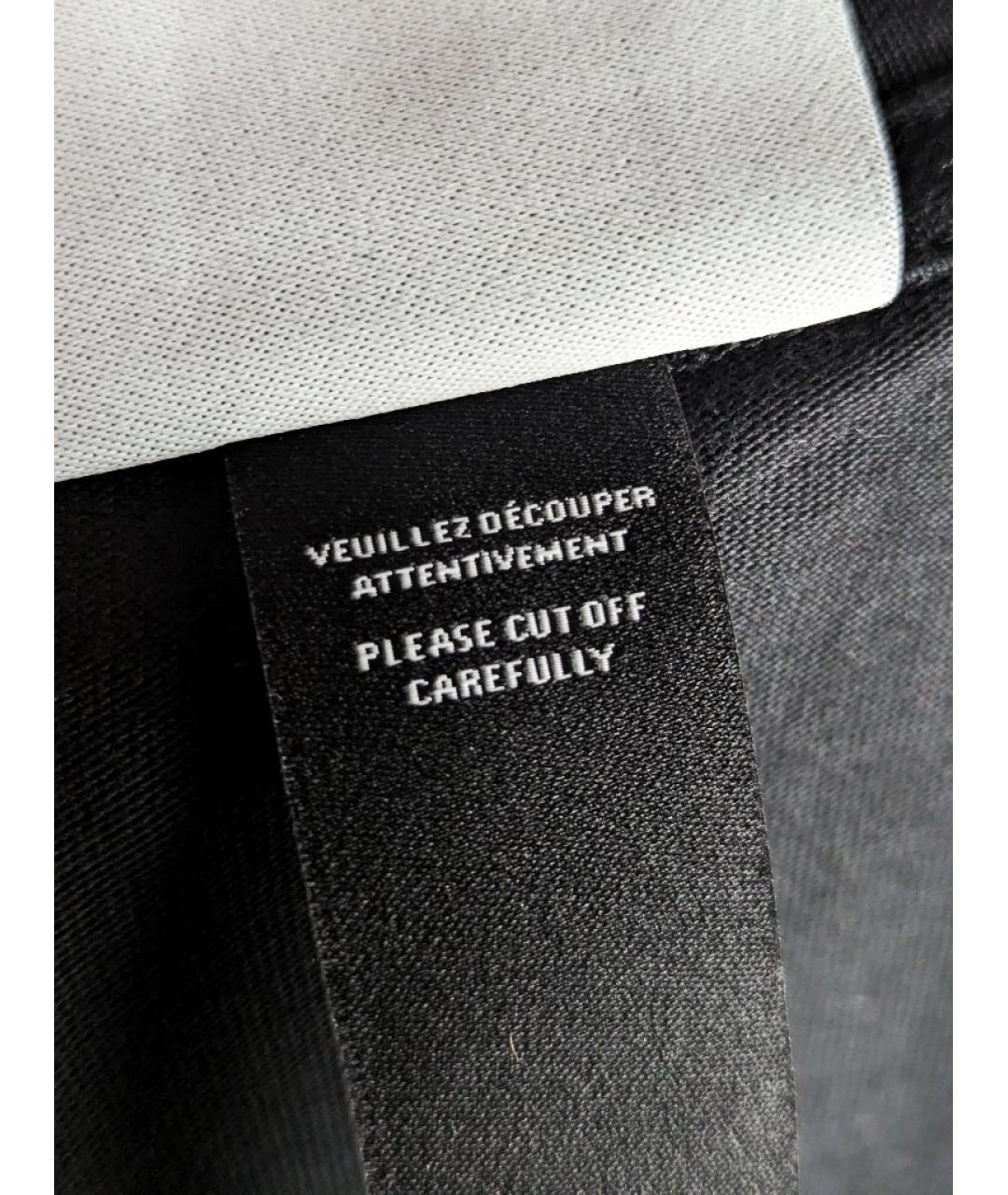 ADIDAS Черная хлопковая футболка, фото 4