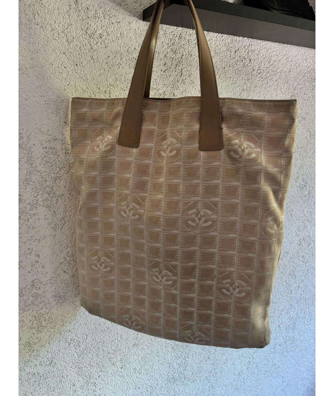 CHANEL Бежевая сумка тоут, фото 2