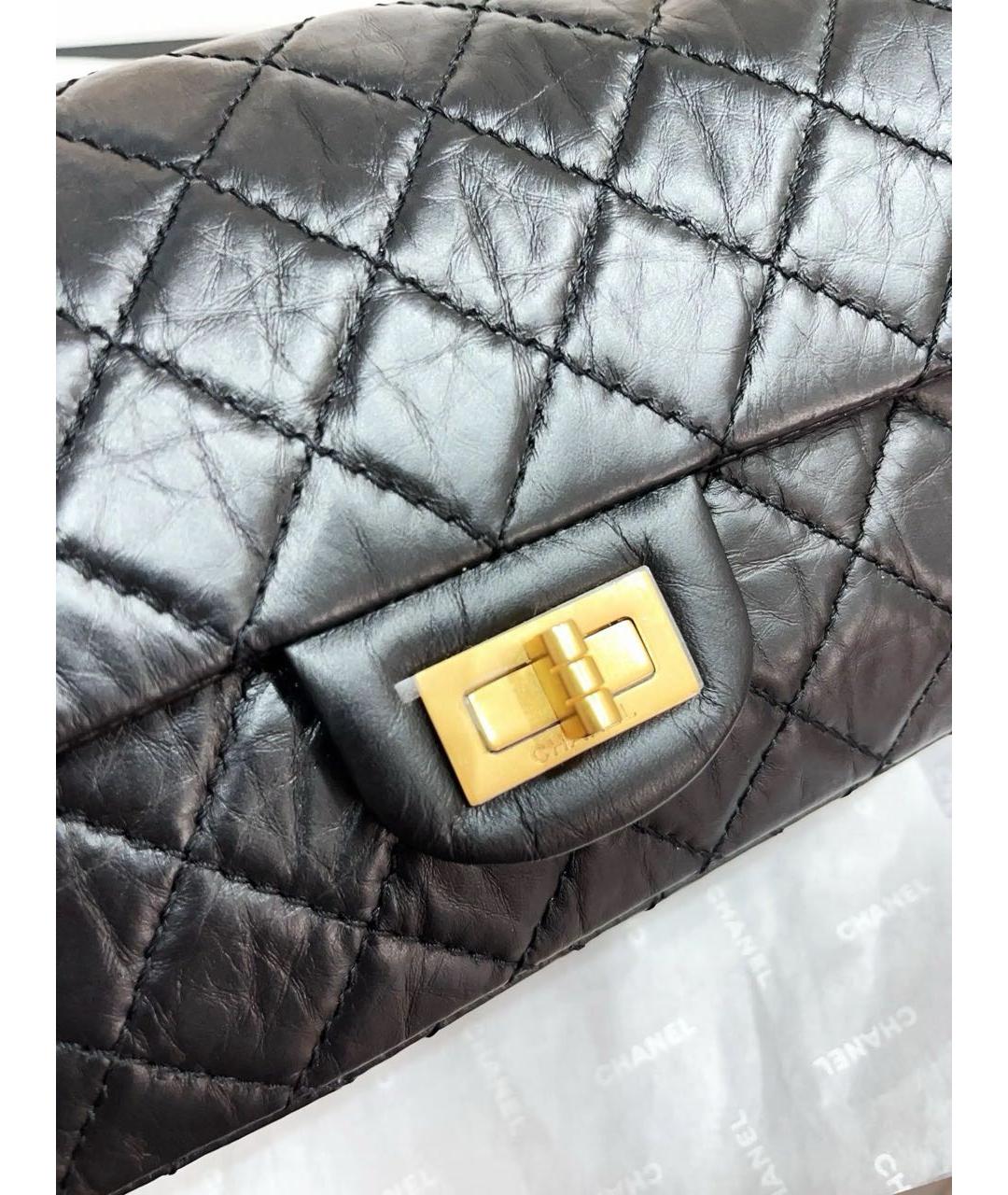CHANEL Черная кожаная сумка через плечо, фото 4
