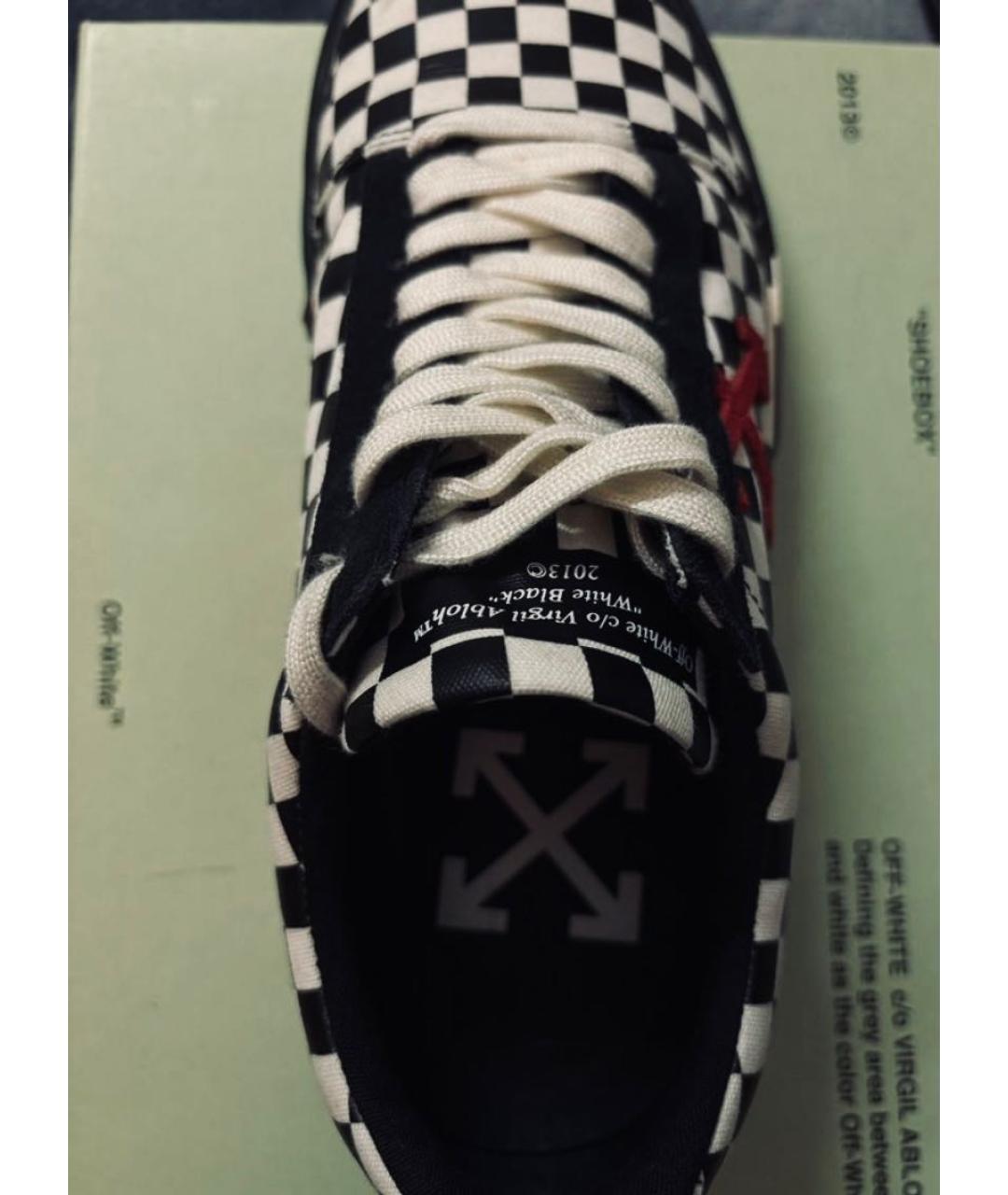 OFF-WHITE Белые низкие кроссовки / кеды, фото 2