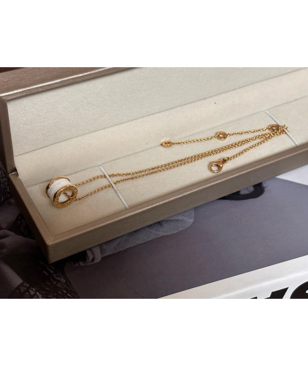 BVLGARI Золотое колье из розового золота, фото 4
