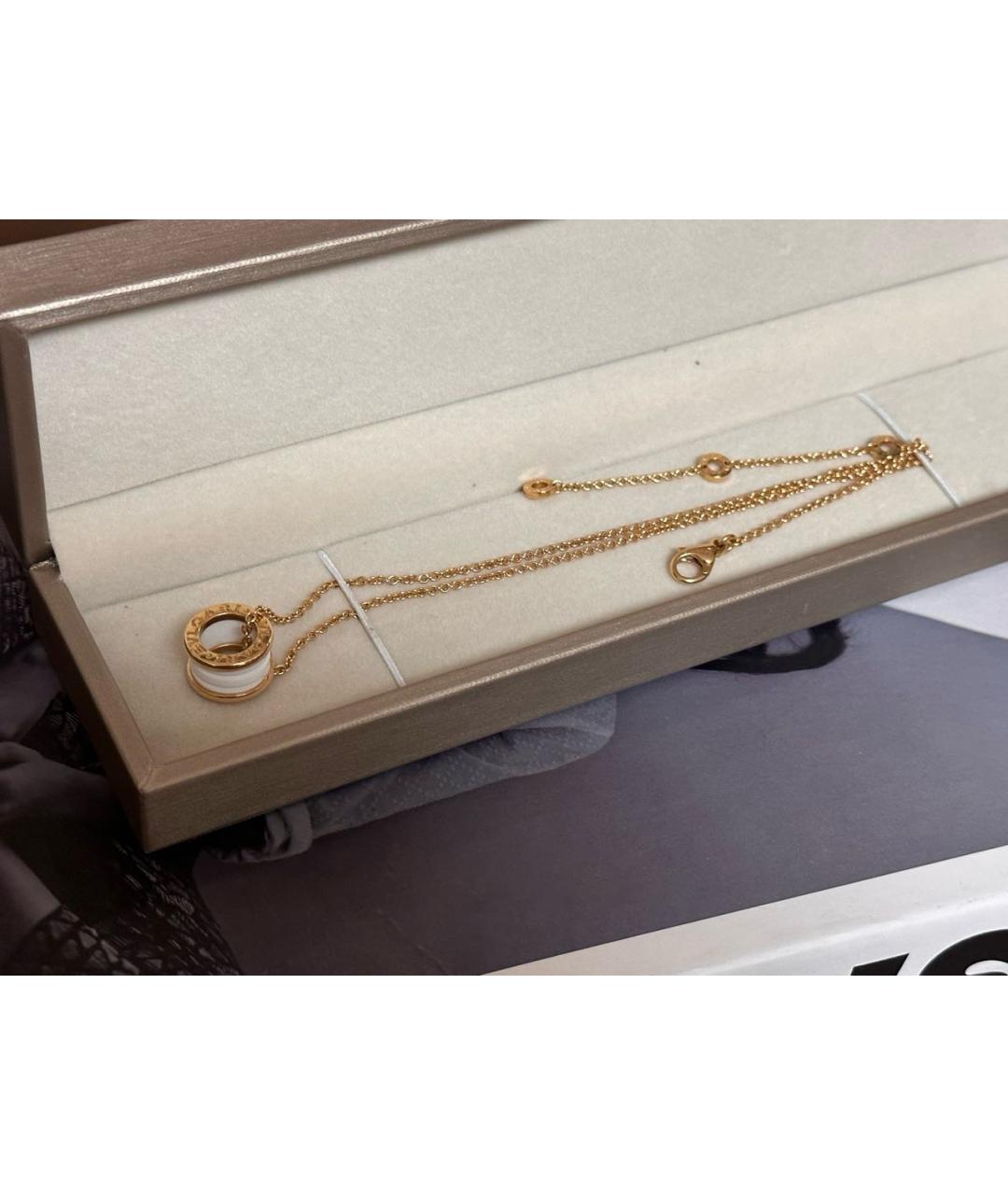 BVLGARI Золотое колье из розового золота, фото 3