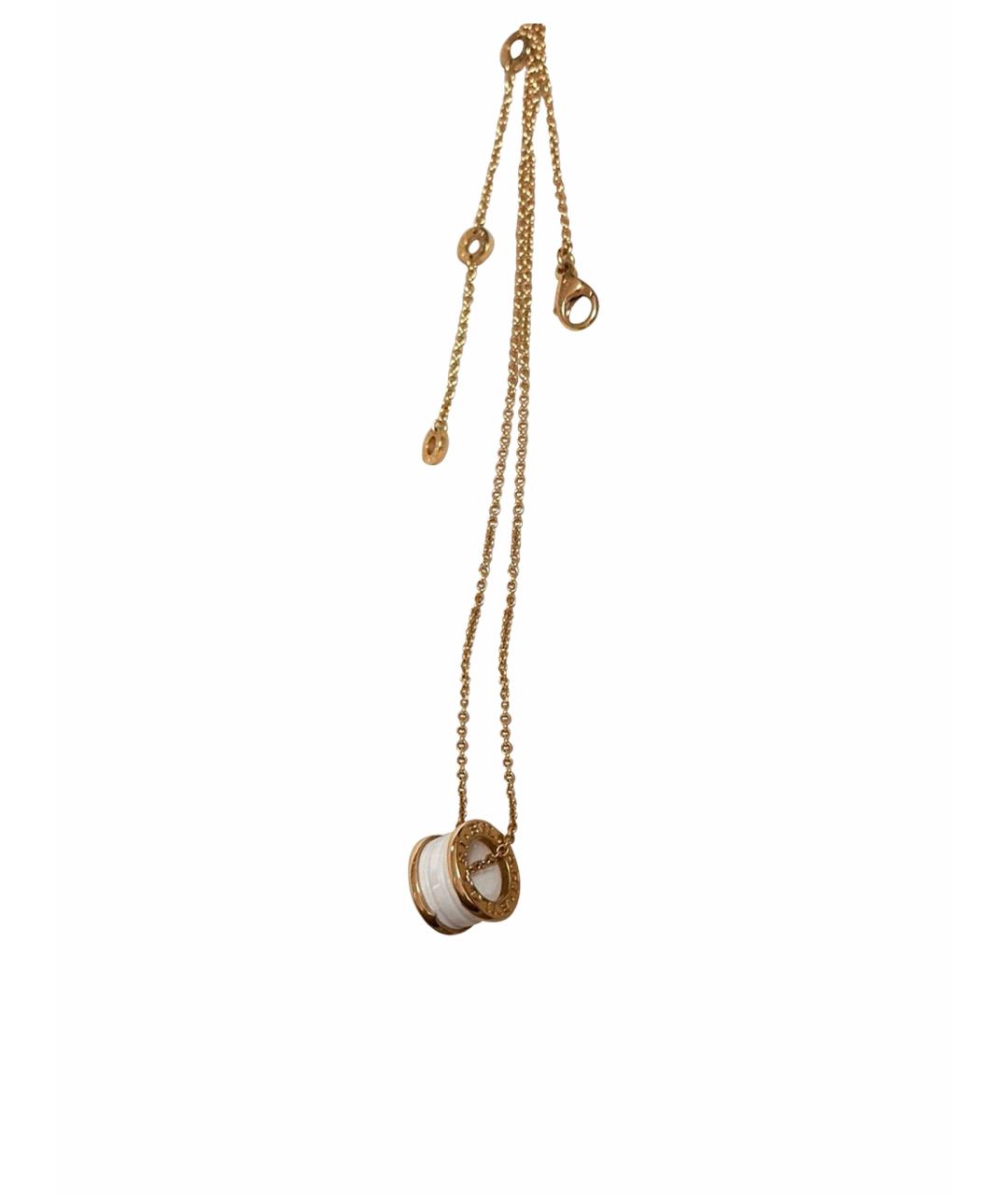 BVLGARI Золотое колье из розового золота, фото 1