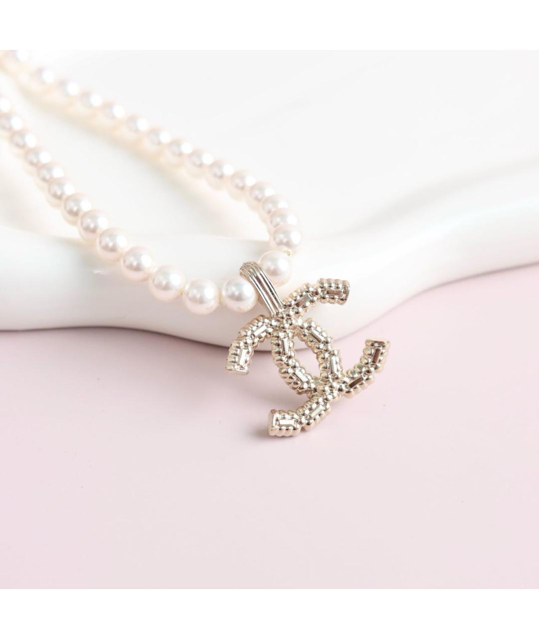 CHANEL Бежевое колье, фото 5