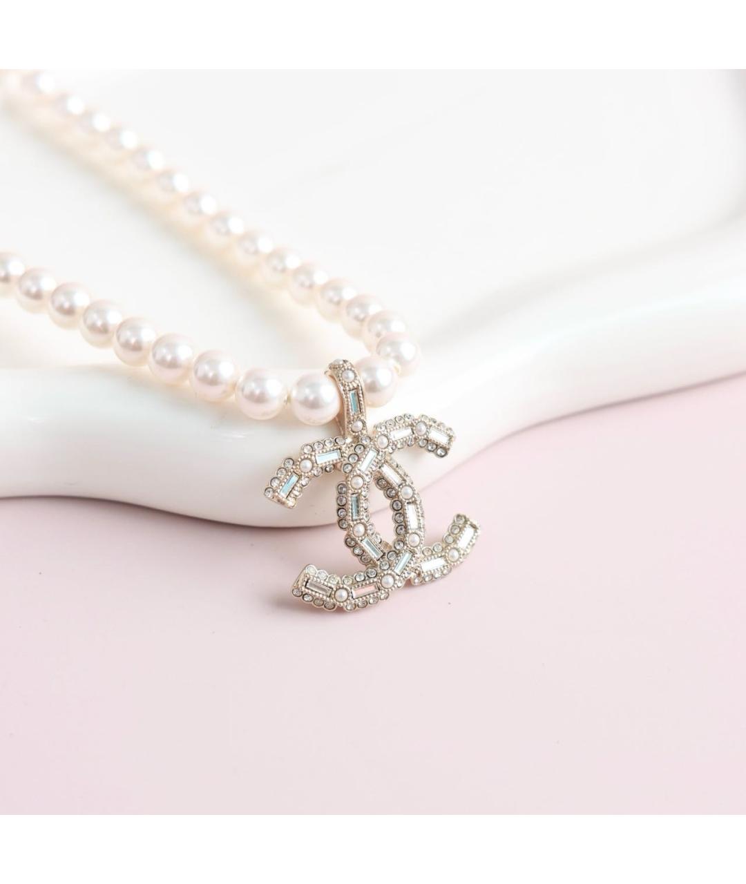 CHANEL Бежевое колье, фото 3