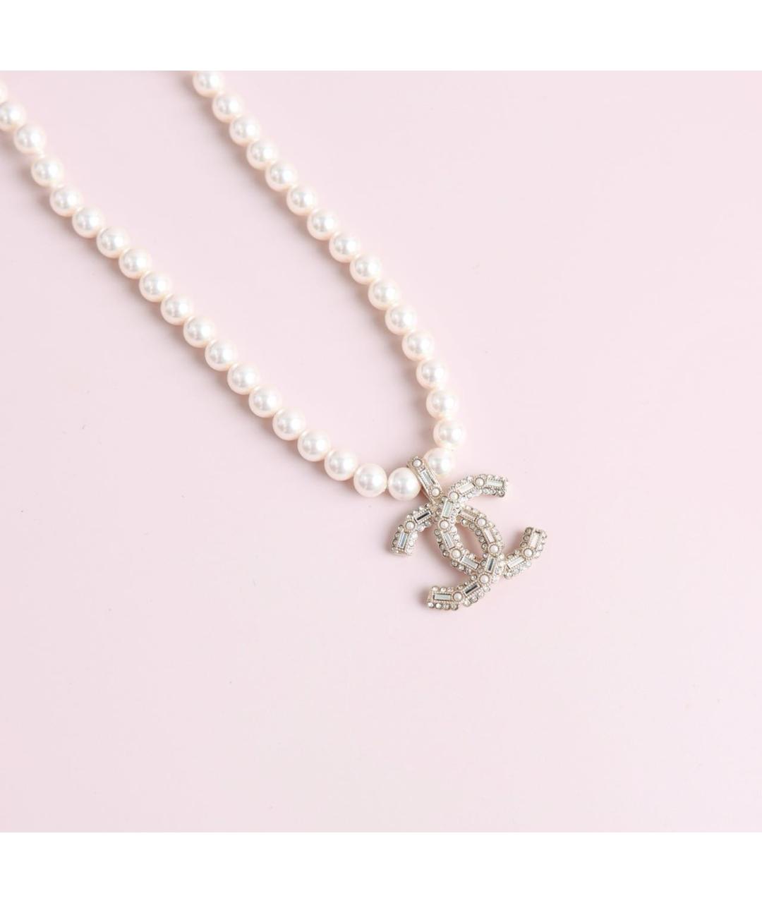 CHANEL Бежевое колье, фото 4