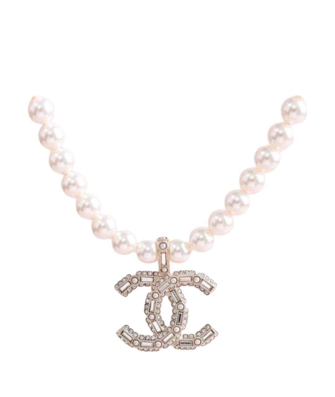 CHANEL Бежевое колье, фото 1