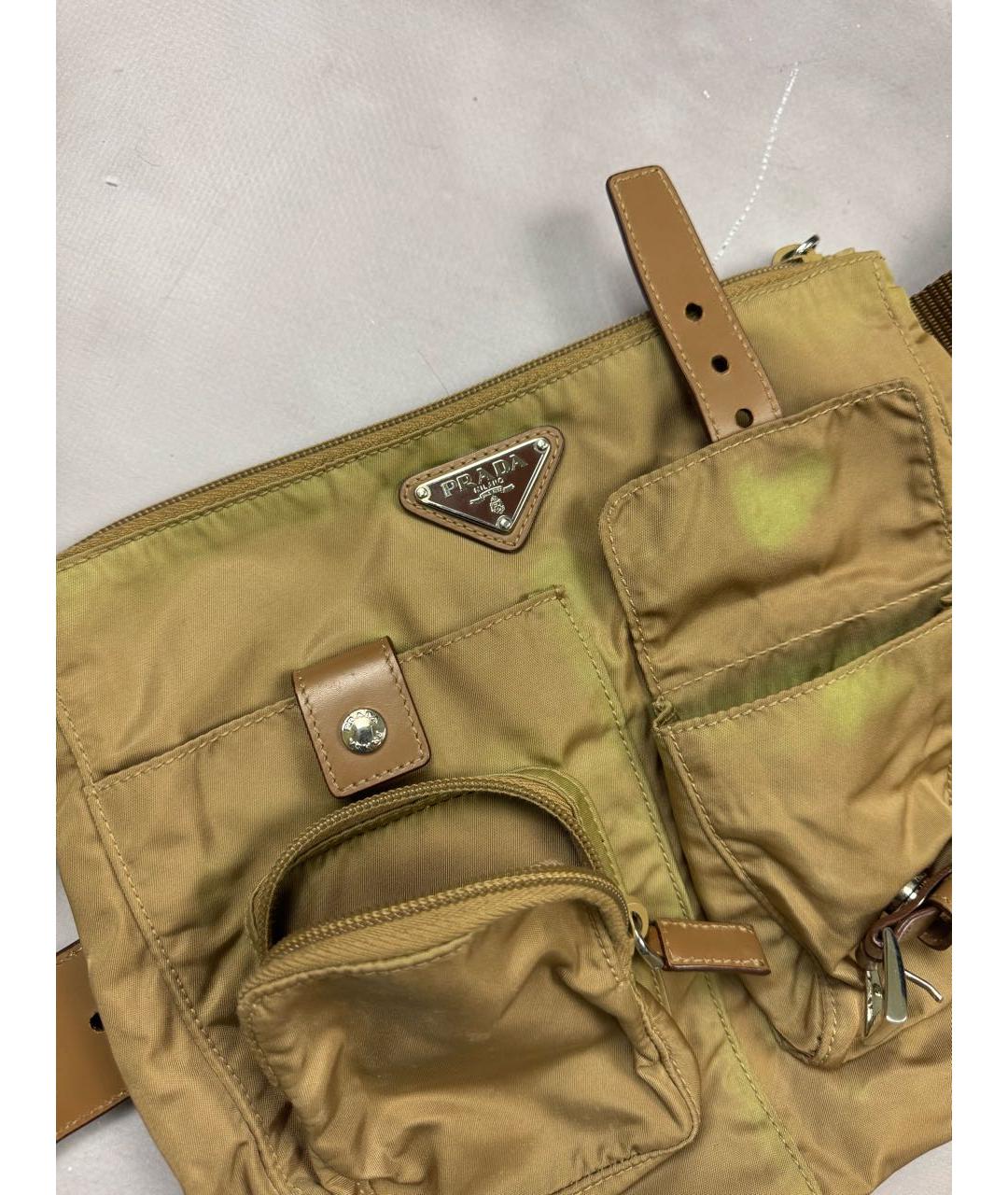 PRADA Хаки поясная сумка, фото 5