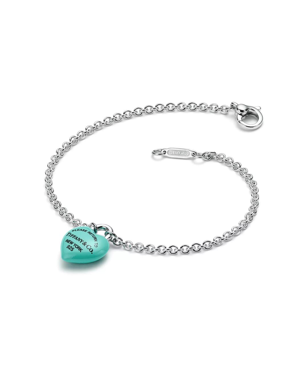 TIFFANY&CO Бирюзовый серебряный браслет, фото 2