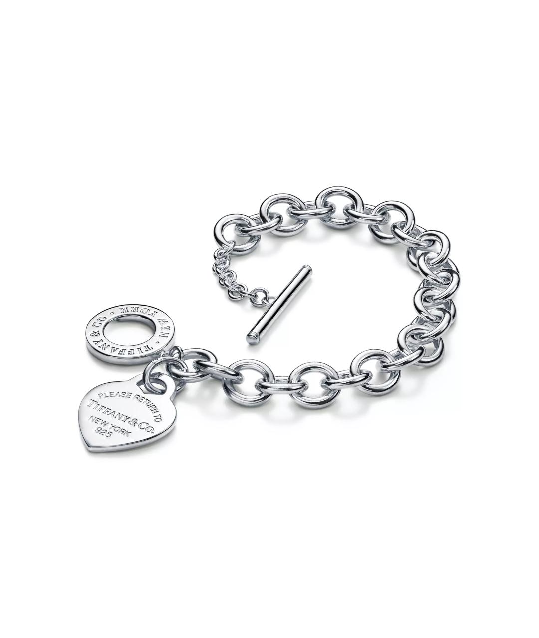 TIFFANY&CO Серебряный серебряный браслет, фото 3