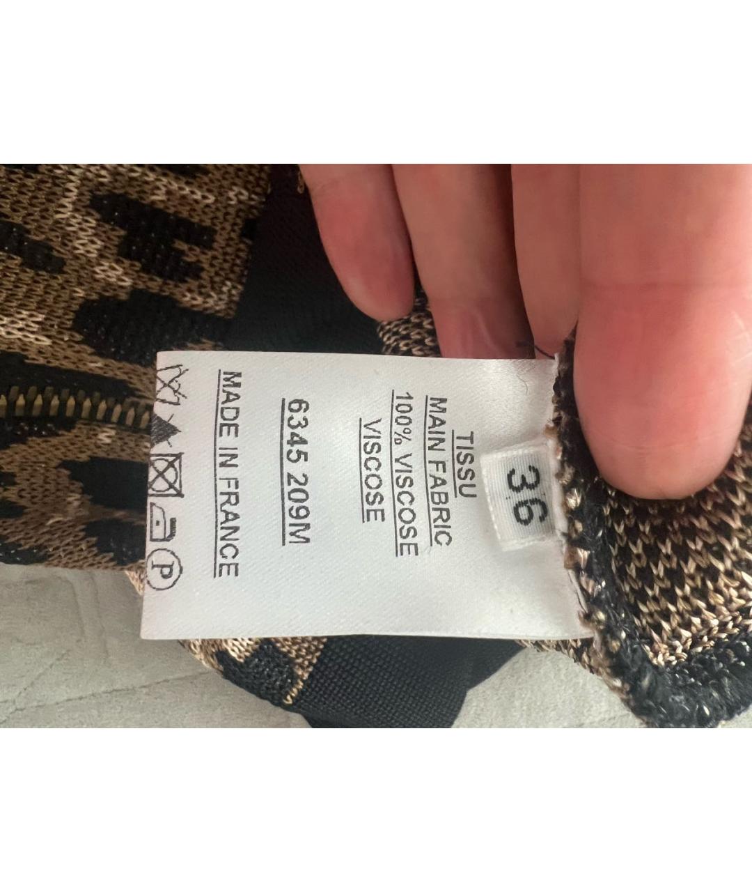 BALMAIN Вискозная юбка миди, фото 6