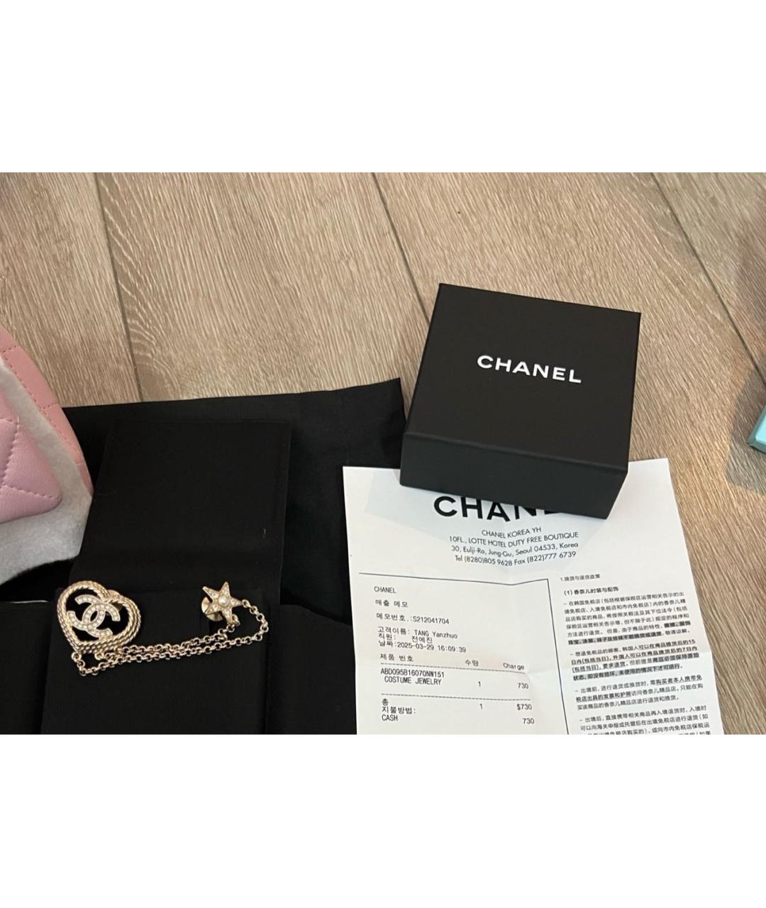 CHANEL Золотая булавка / брошь, фото 4