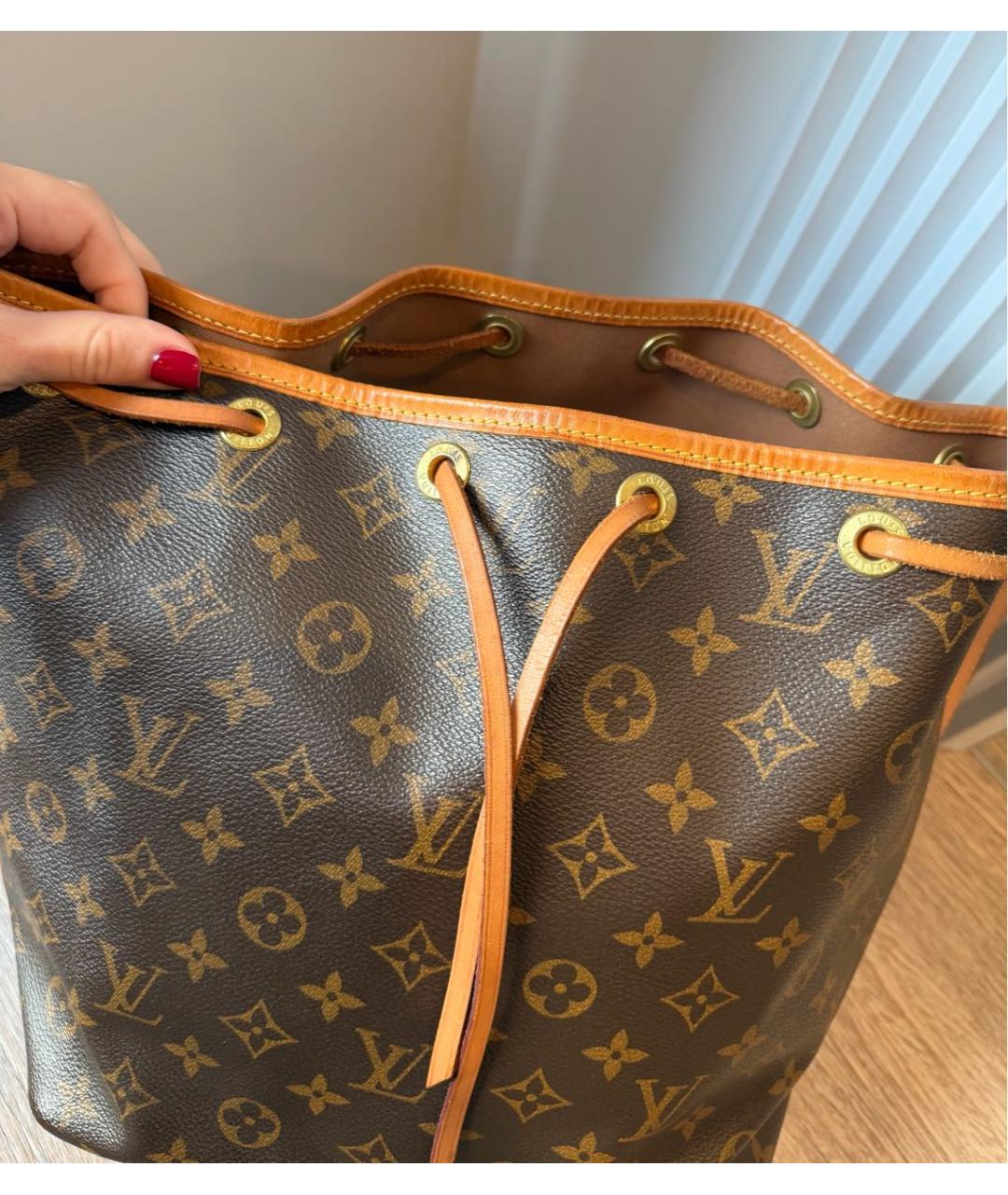 LOUIS VUITTON Коричневая сумка через плечо, фото 3