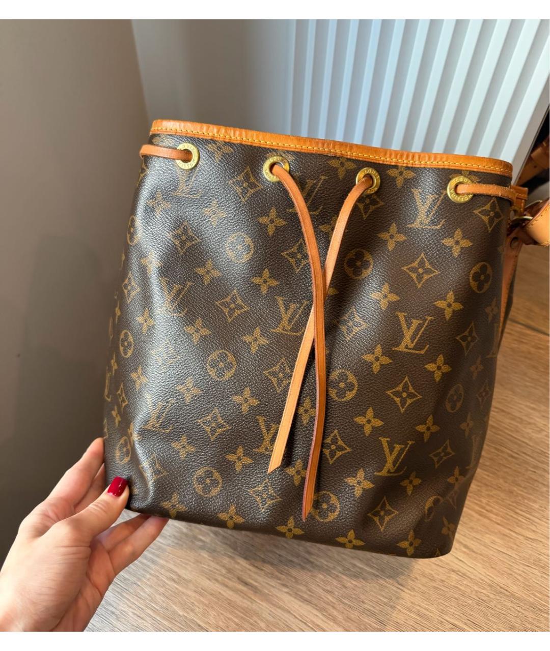 LOUIS VUITTON Коричневая сумка через плечо, фото 4