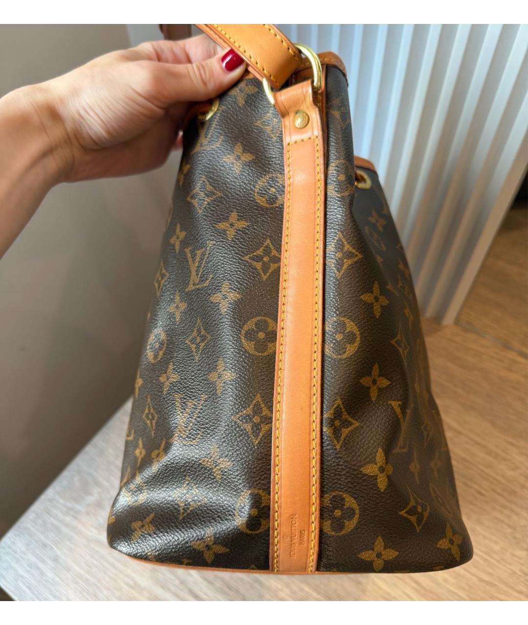 LOUIS VUITTON Коричневая сумка через плечо, фото 5