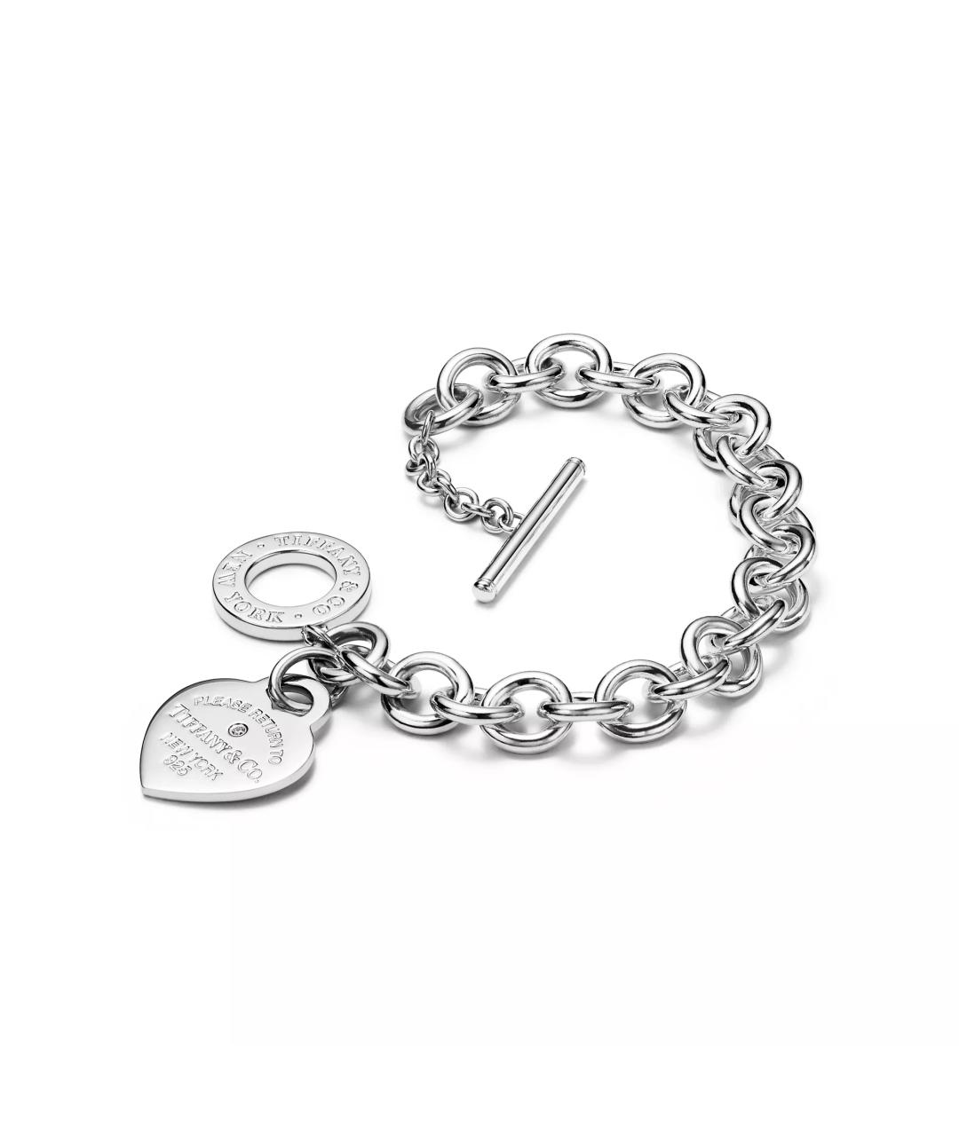 TIFFANY&CO Серебряный серебряный браслет, фото 3