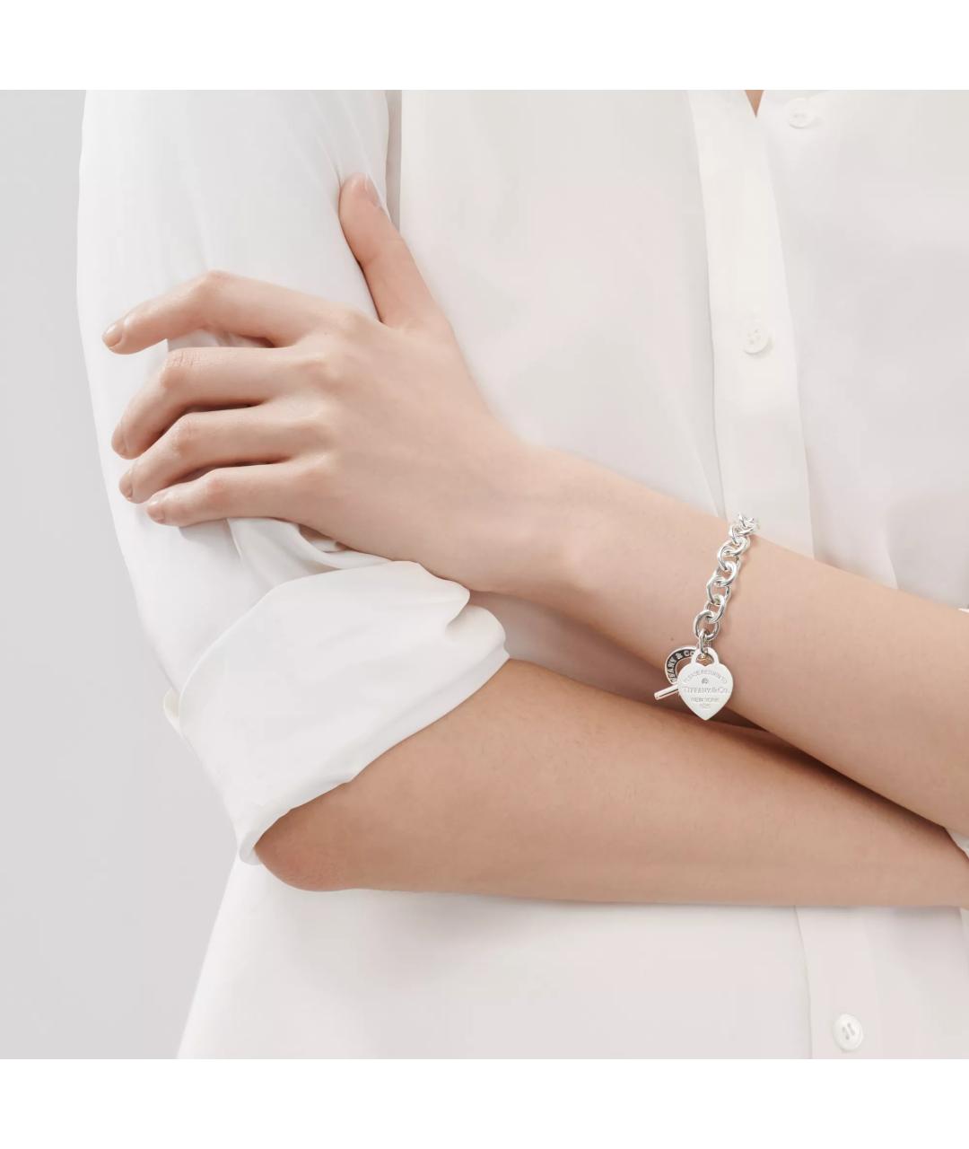 TIFFANY&CO Серебряный серебряный браслет, фото 2