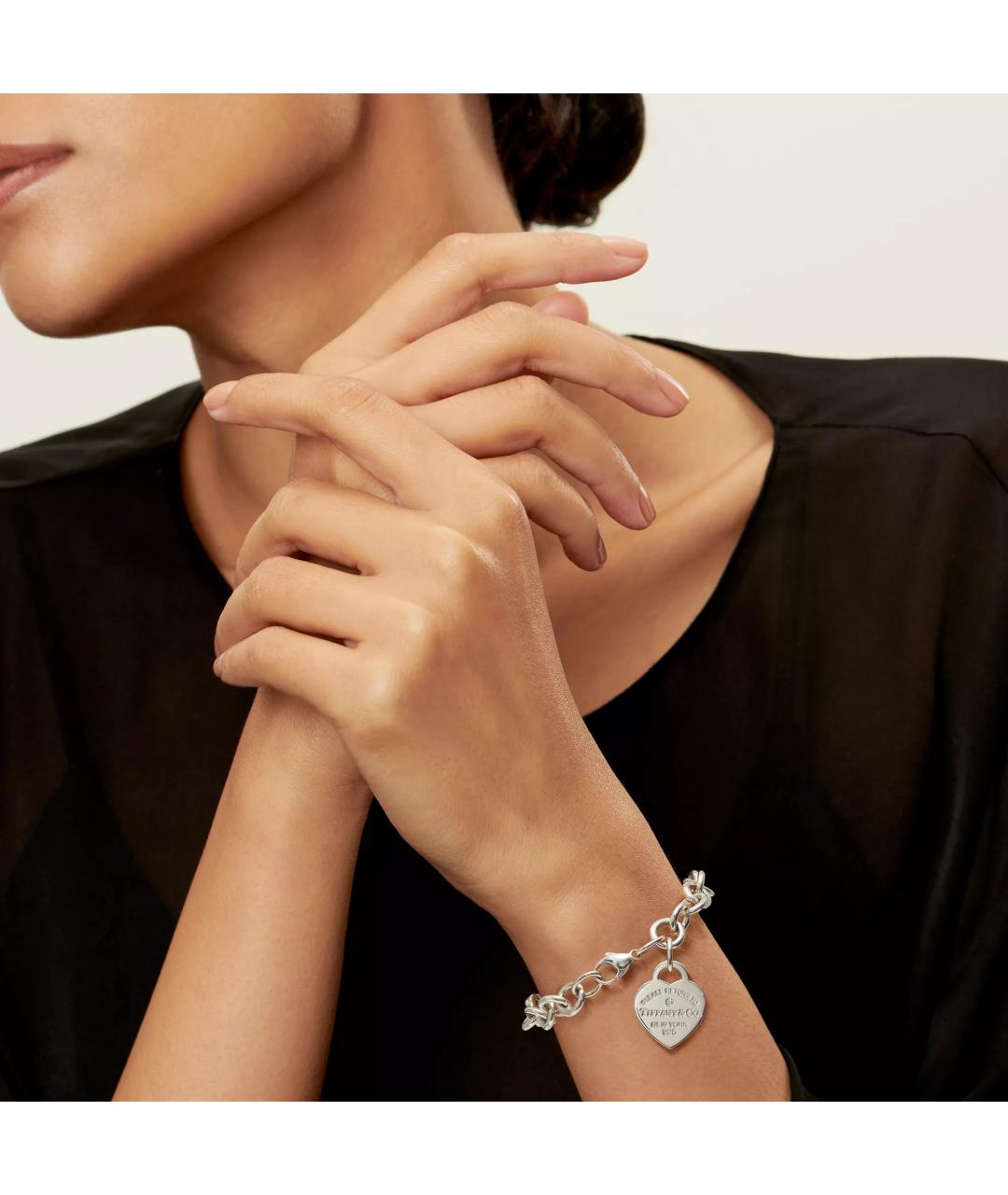 TIFFANY&CO Серебряный серебряный браслет, фото 2