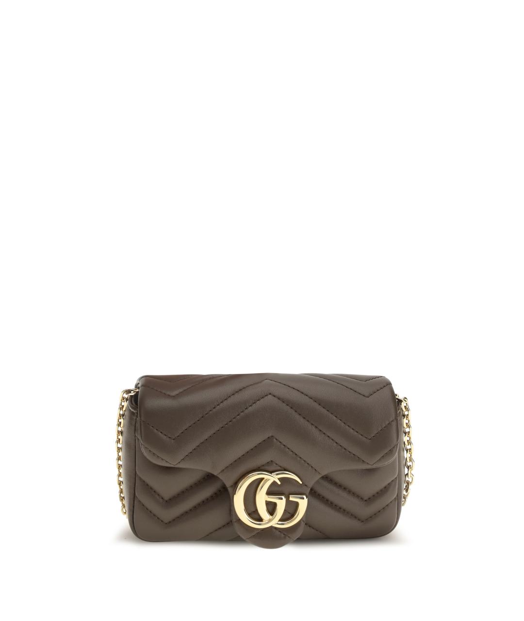 GUCCI Коричневая канва сумка через плечо, фото 1