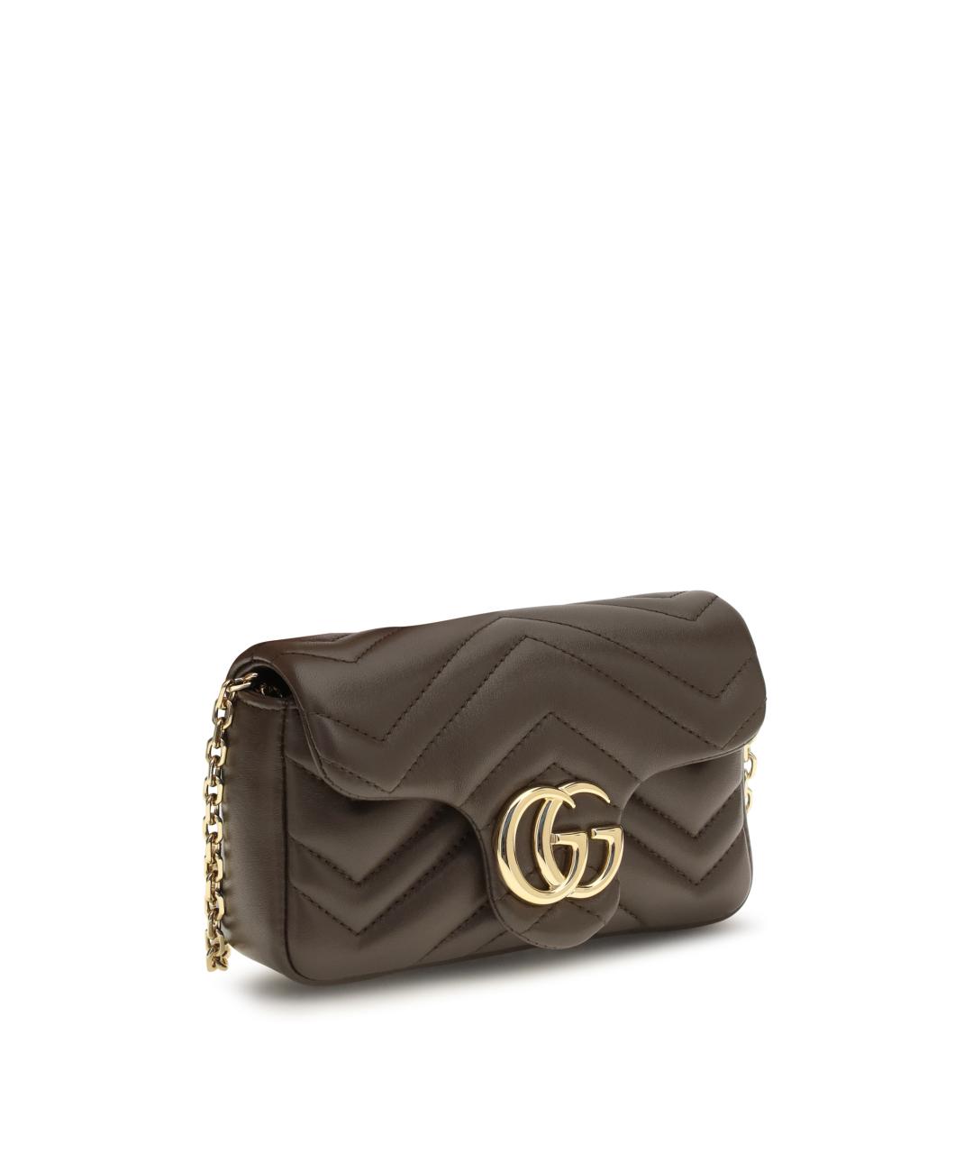 GUCCI Коричневая канва сумка через плечо, фото 2