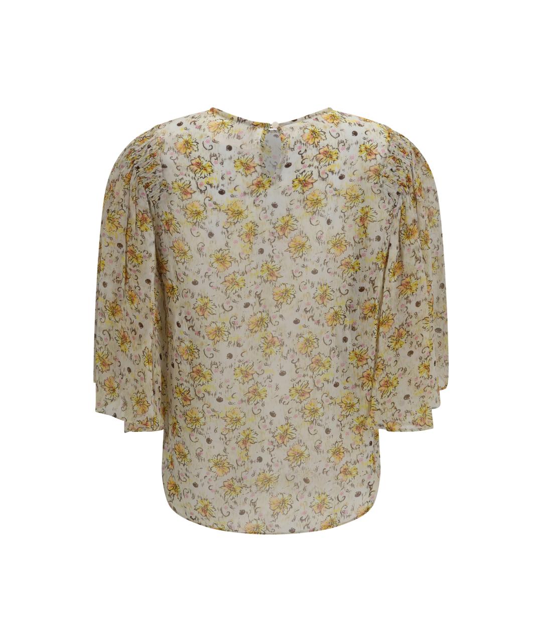 ISABEL MARANT ETOILE Мульти вискозная футболка, фото 2