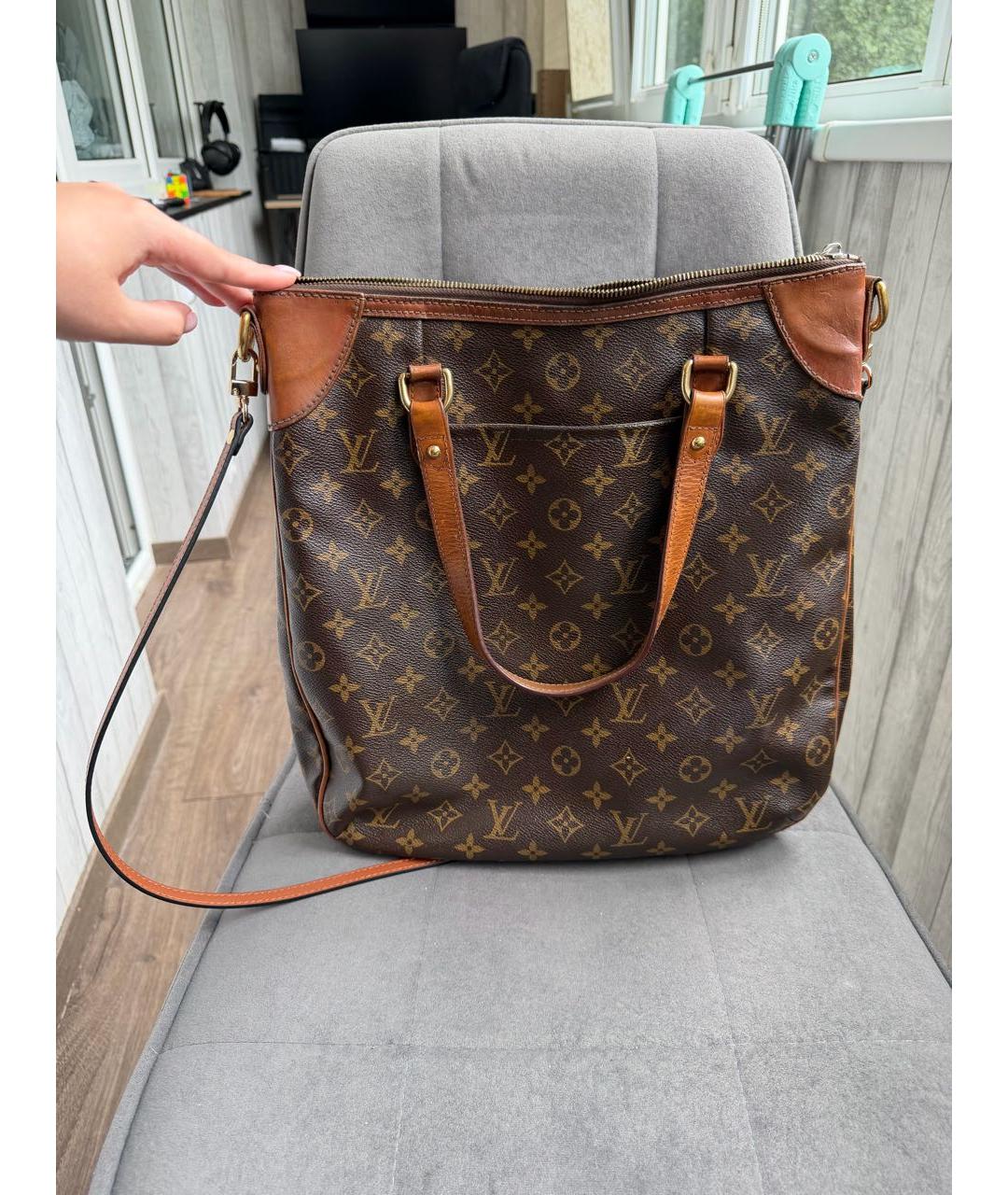 LOUIS VUITTON Коричневая сумка через плечо, фото 3