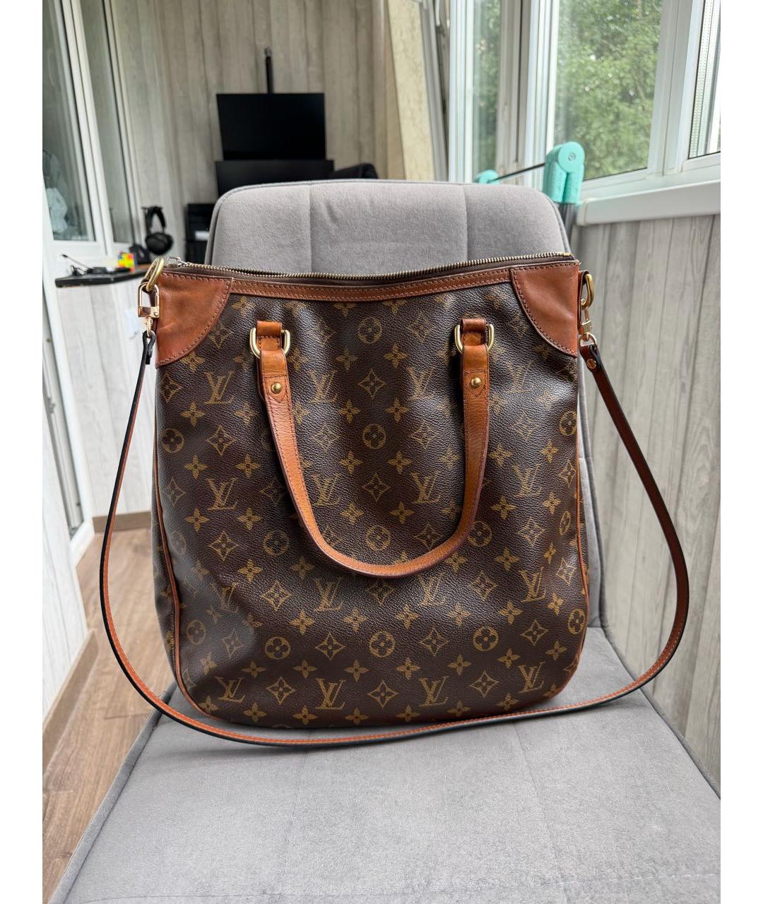 LOUIS VUITTON Коричневая сумка через плечо, фото 9