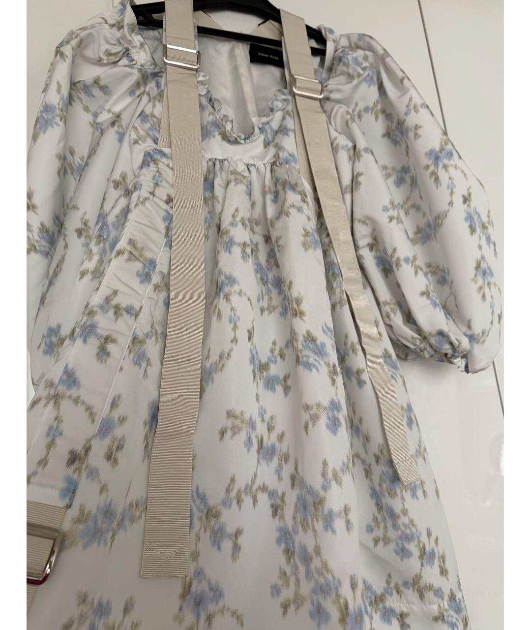 SIMONE ROCHA Белое ацетатное повседневное платье, фото 3