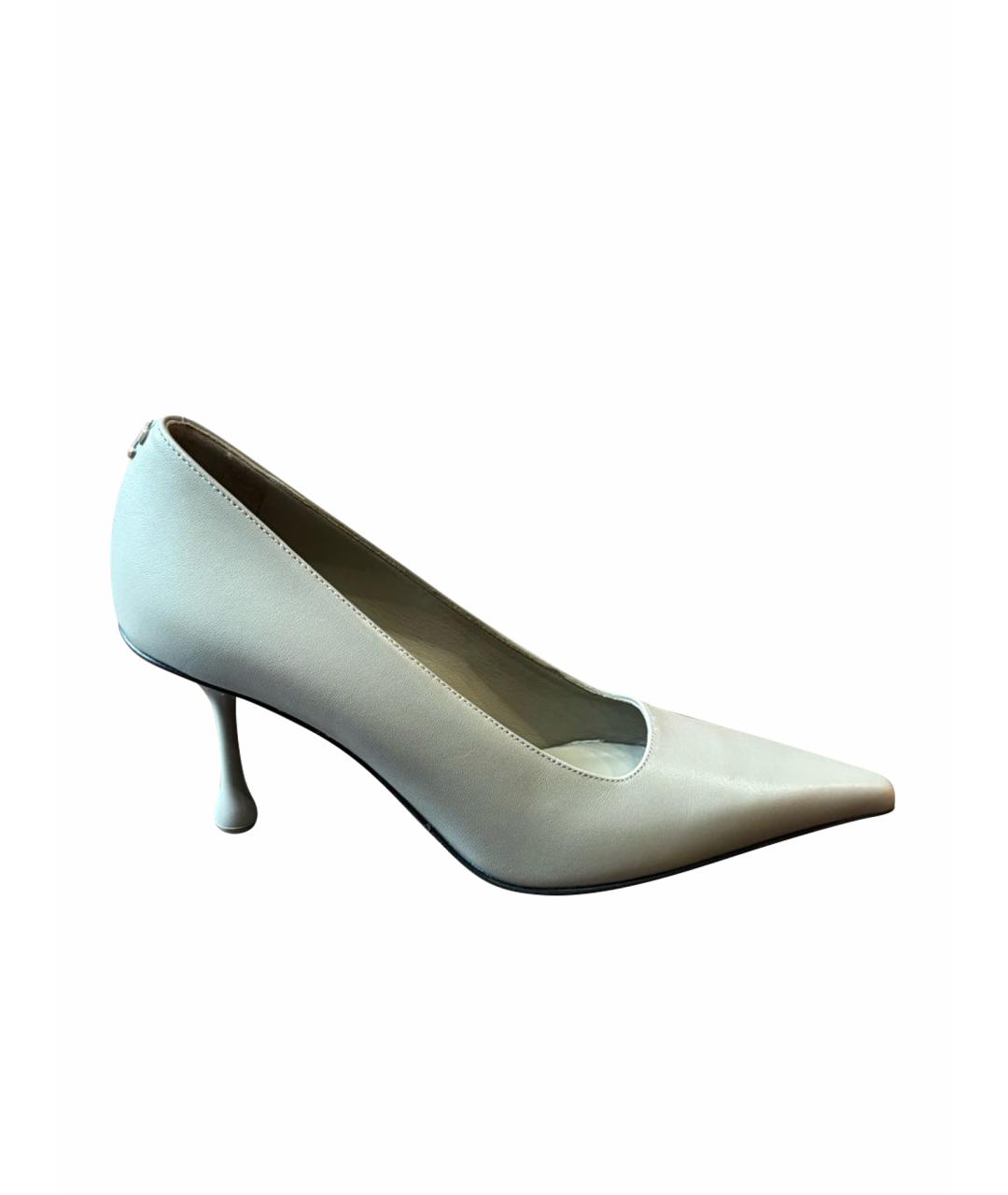 JIMMY CHOO Бежевые кожаные туфли, фото 1