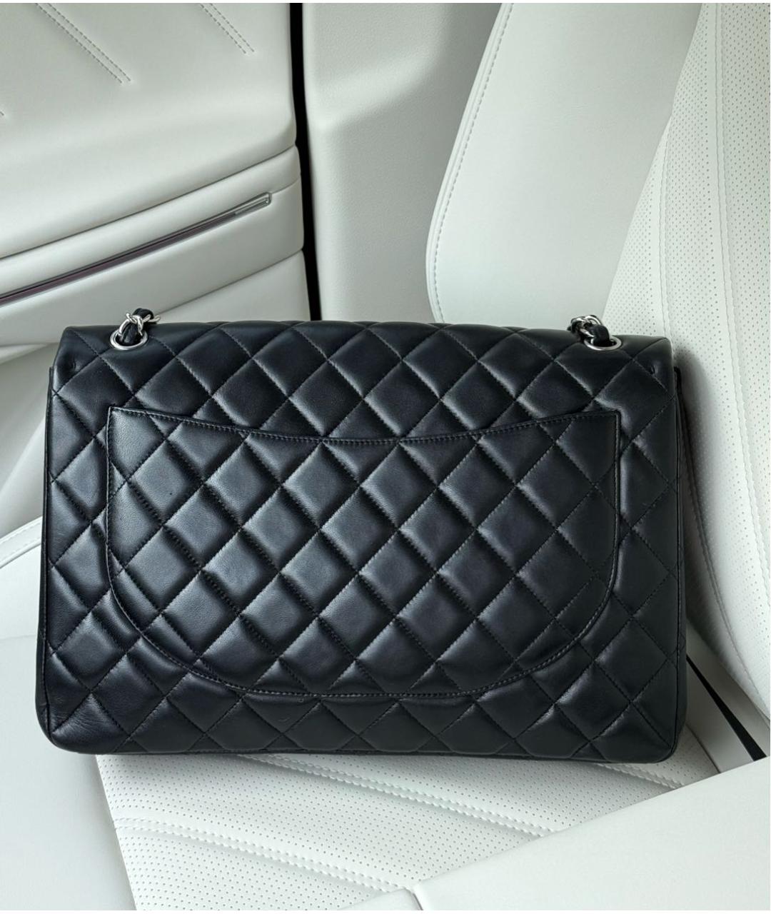 CHANEL Черная кожаная сумка через плечо, фото 3