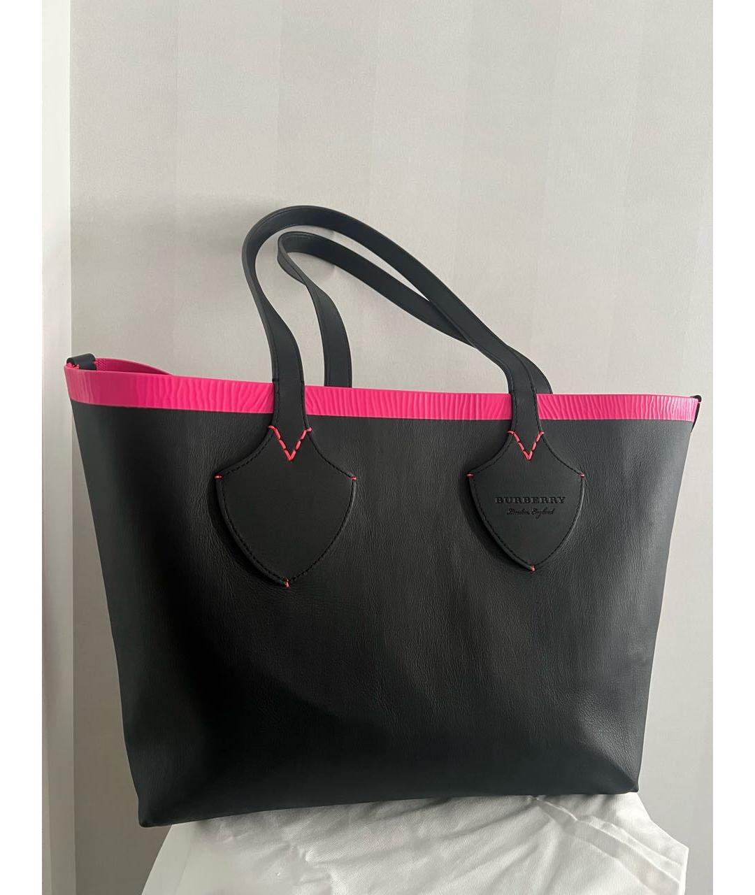 BURBERRY Мульти кожаная сумка тоут, фото 8