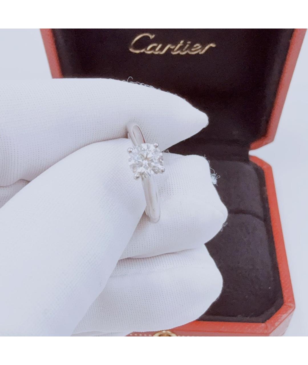 CARTIER Серебряное платиновое кольцо, фото 3