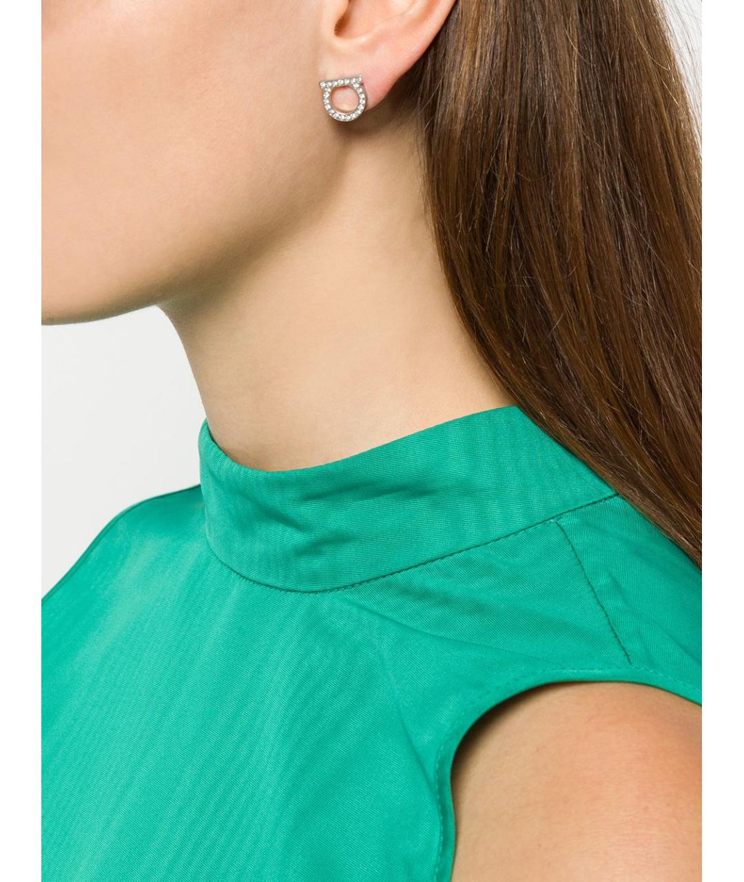 FERRAGAMO Серебряные серьги, фото 2