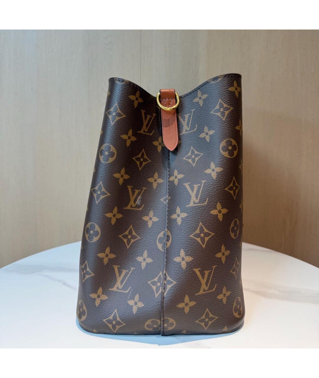 LOUIS VUITTON Коричневая сумка через плечо, фото 3