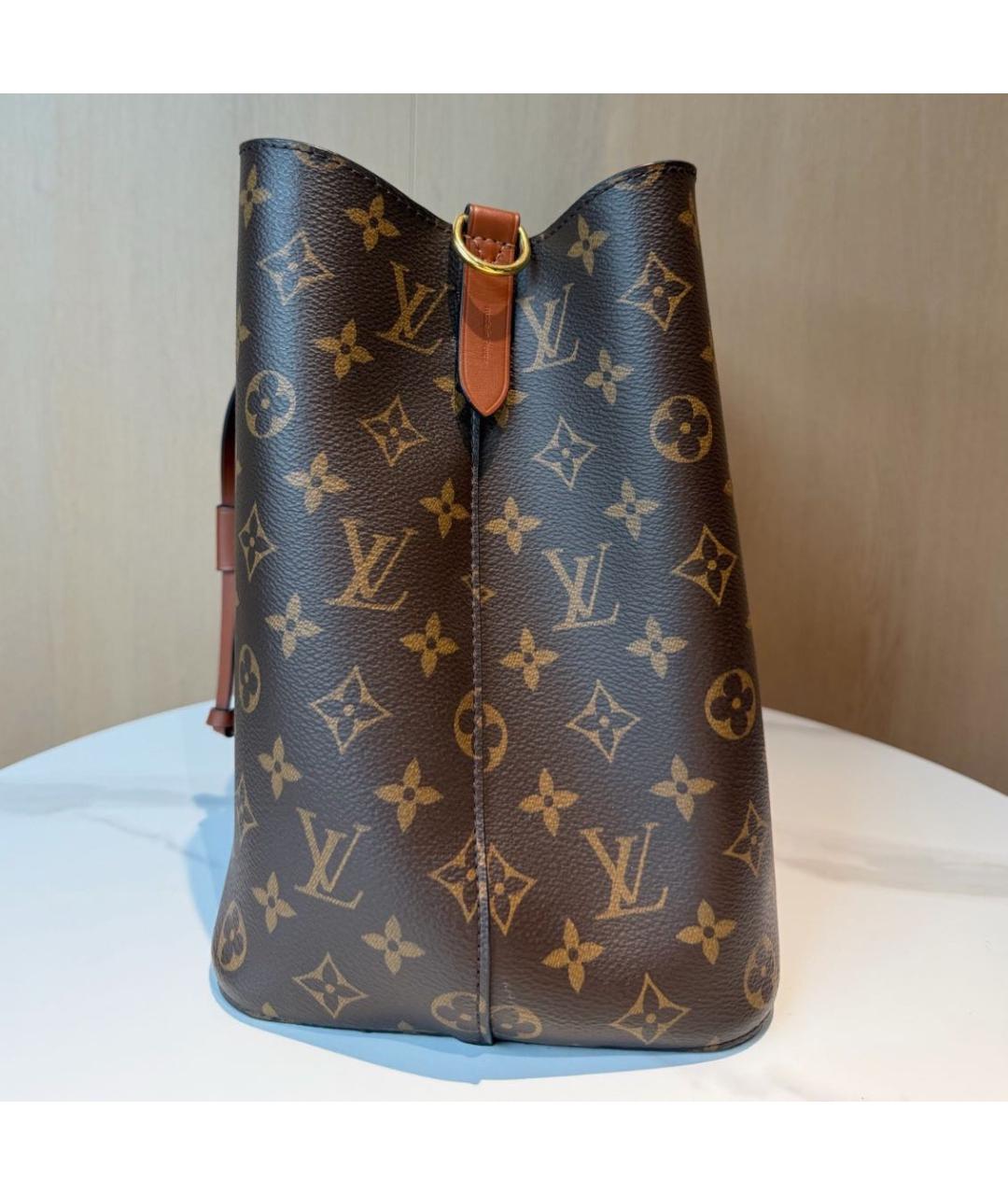 LOUIS VUITTON Коричневая сумка через плечо, фото 4