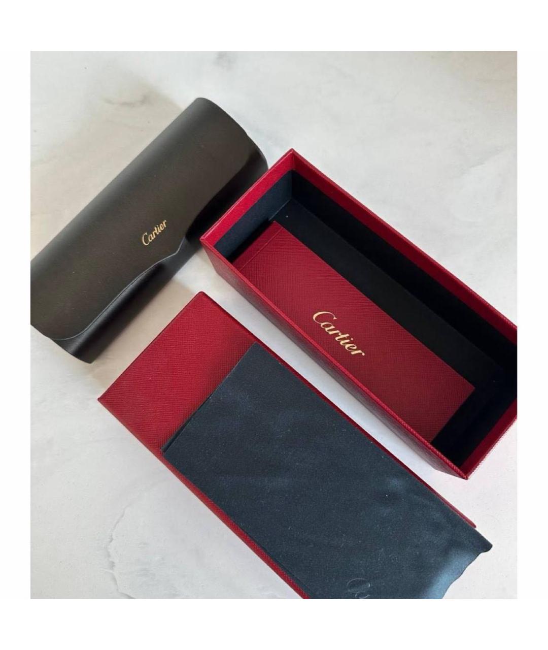 CARTIER Розовые солнцезащитные очки, фото 2