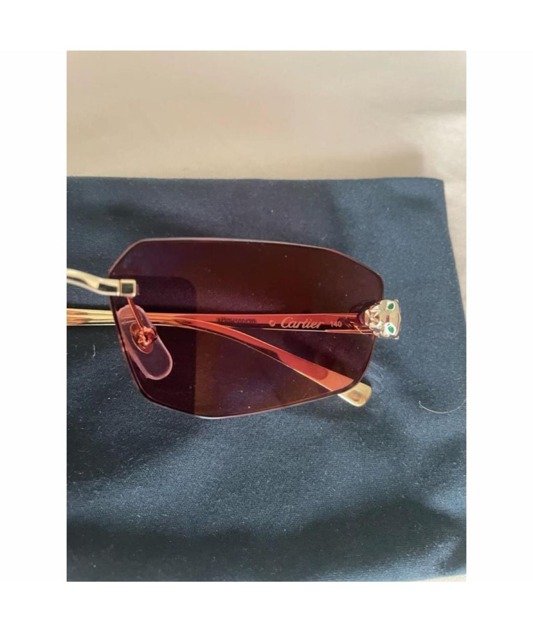 CARTIER Розовые солнцезащитные очки, фото 4