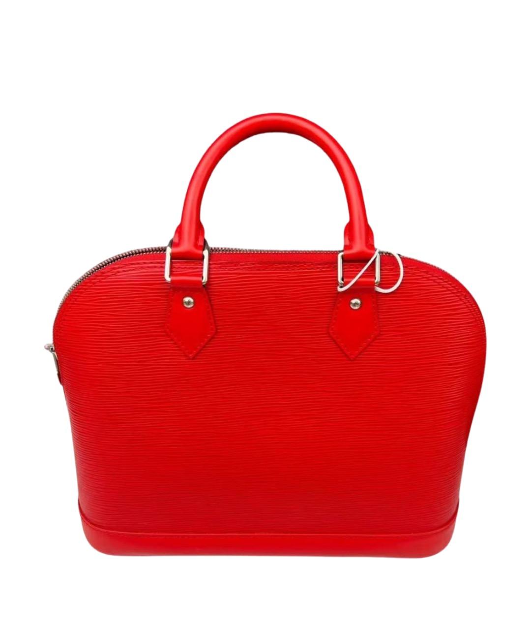 LOUIS VUITTON Красная кожаная сумка через плечо, фото 1