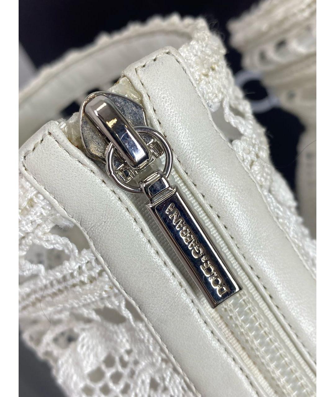 DOLCE&GABBANA Белые туфли, фото 6