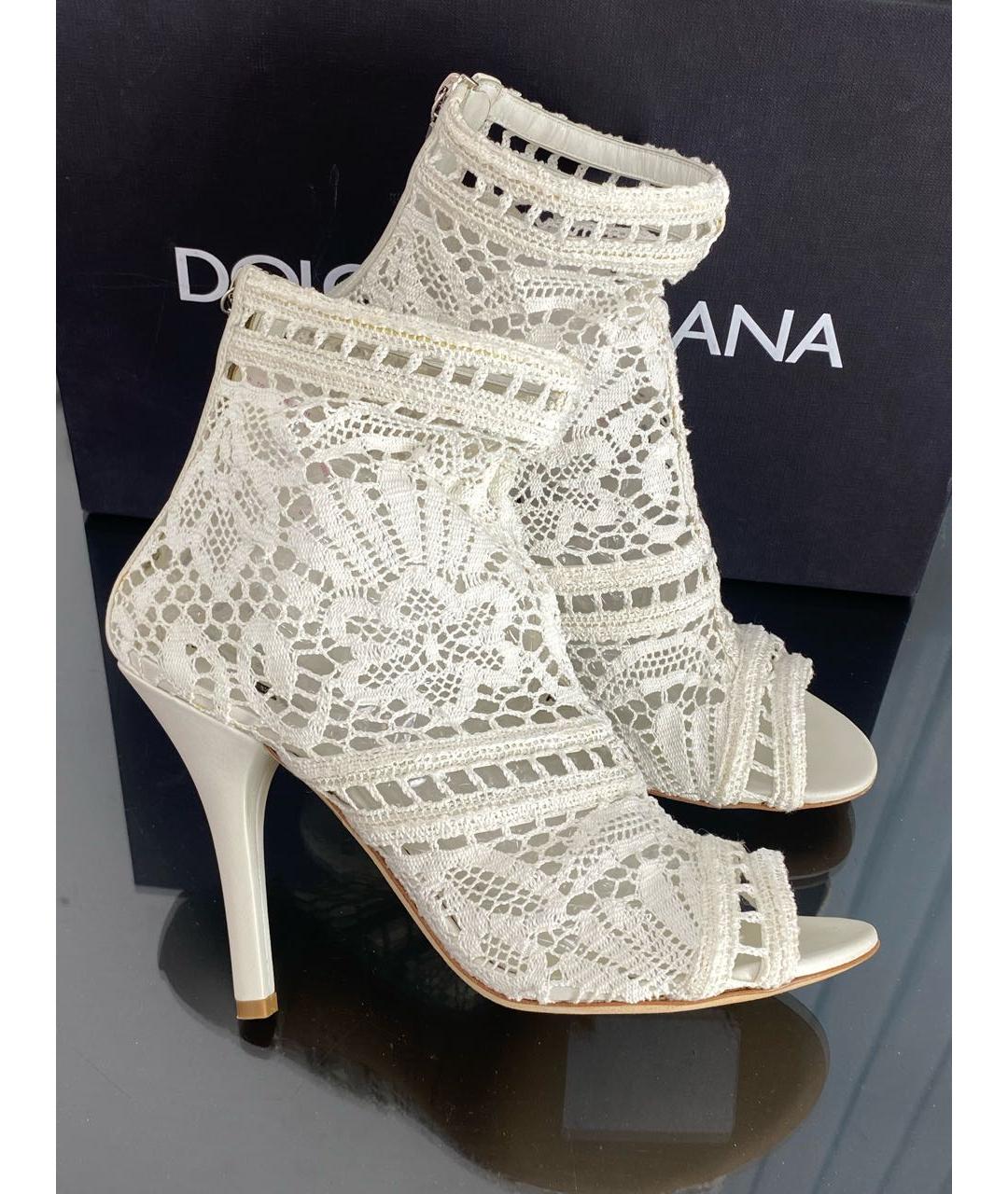 DOLCE&GABBANA Белые туфли, фото 3