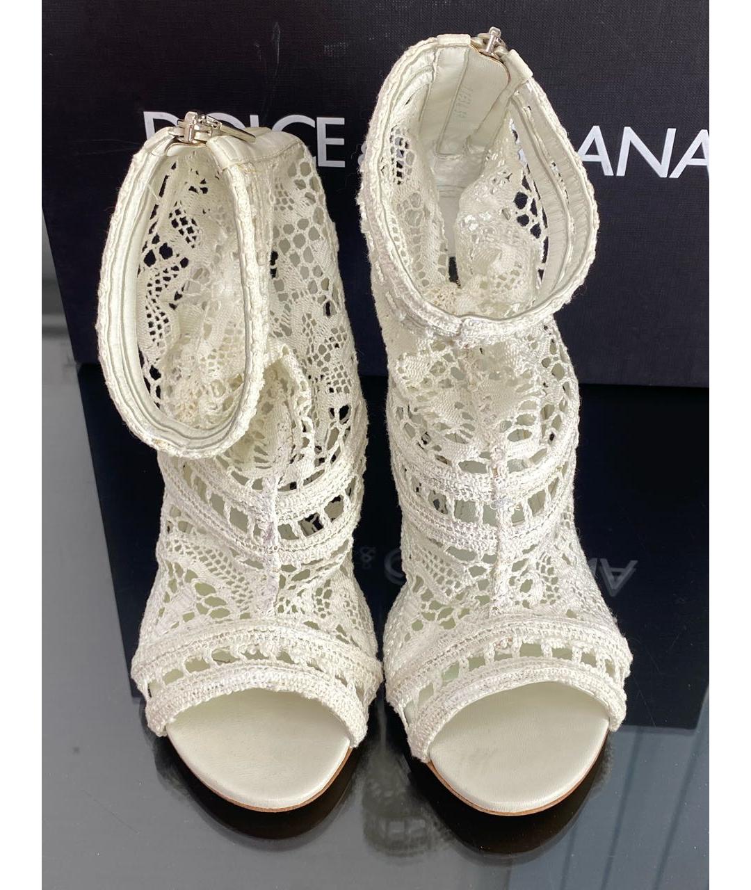 DOLCE&GABBANA Белые туфли, фото 2
