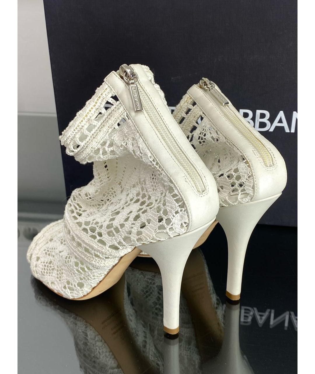 DOLCE&GABBANA Белые туфли, фото 4