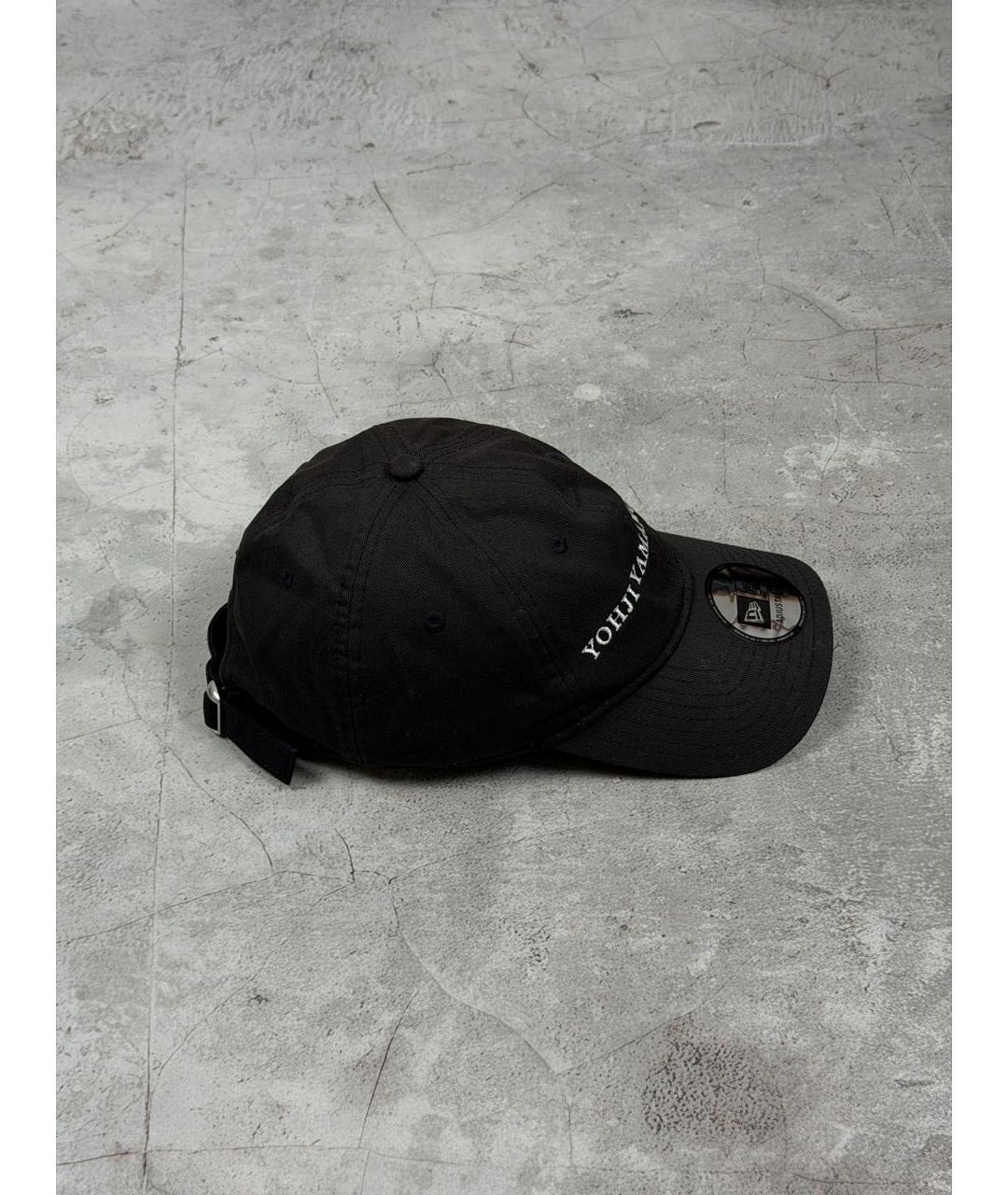 YOHJI YAMAMOTO Черная хлопковая кепка/бейсболка, фото 5