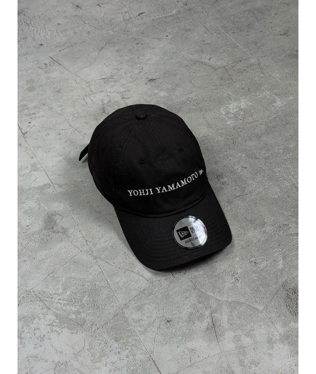 YOHJI YAMAMOTO Черная хлопковая кепка/бейсболка, фото 3