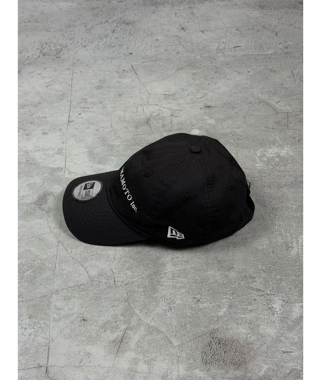 YOHJI YAMAMOTO Черная хлопковая кепка/бейсболка, фото 4