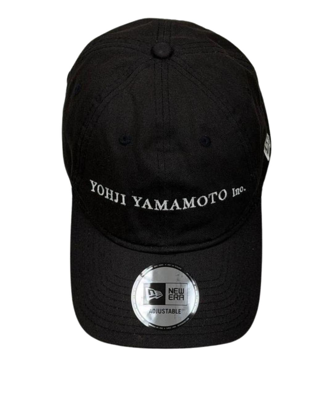 YOHJI YAMAMOTO Черная хлопковая кепка/бейсболка, фото 1