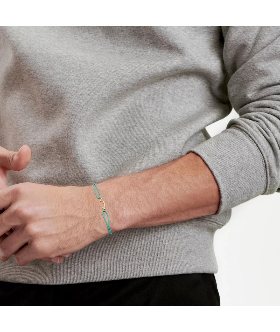 TIFFANY&CO Бирюзовый браслет из желтого золота, фото 3