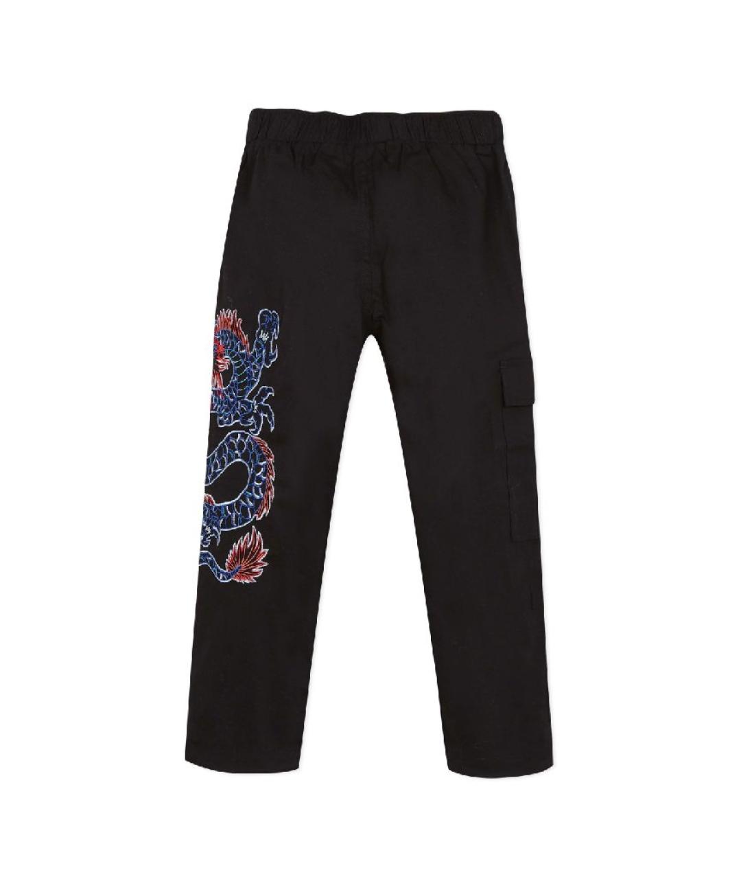 KENZO Черные хлопковые брюки и шорты, фото 2